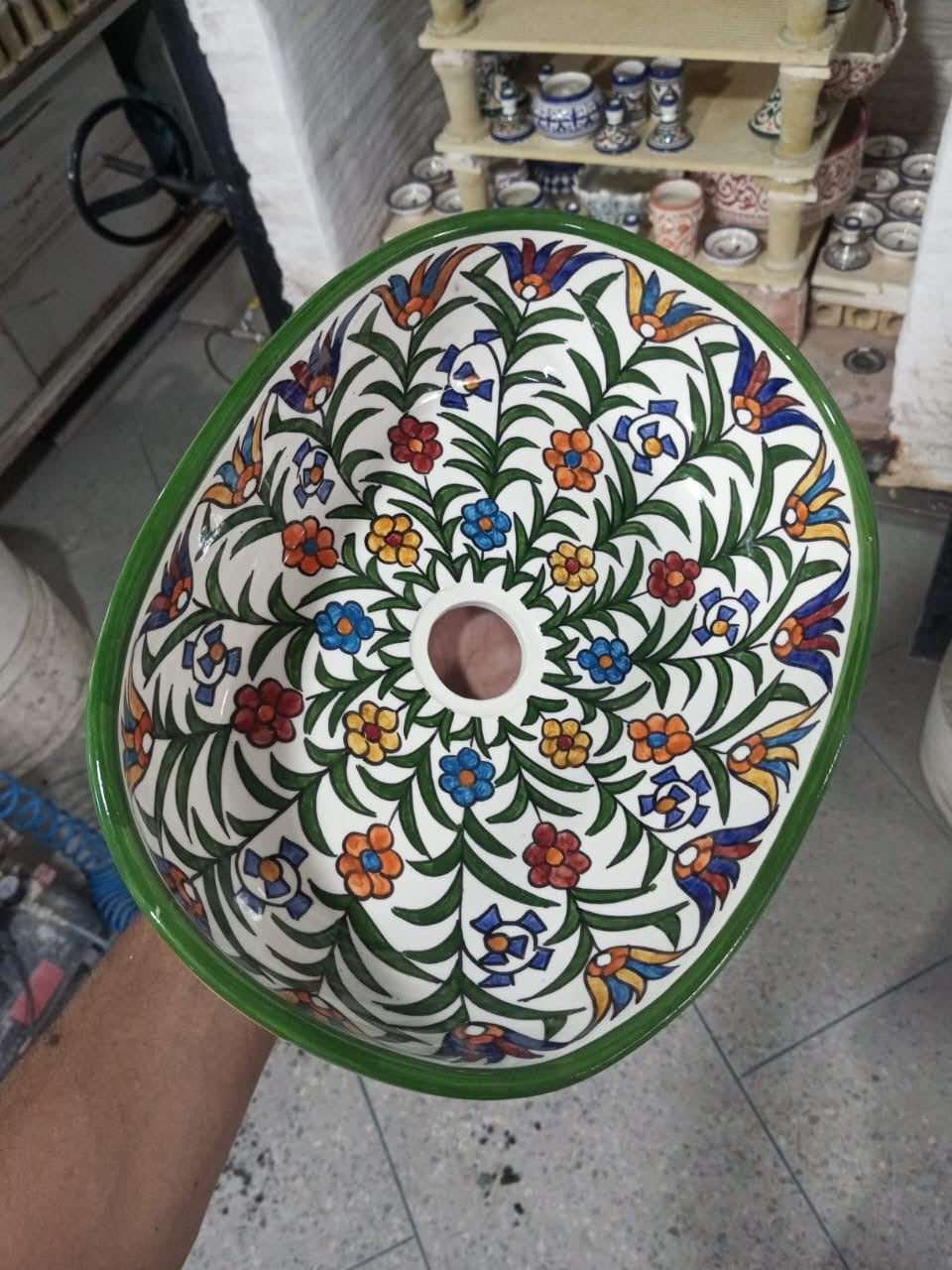 Khouribga Moroccan Oval shaped sink