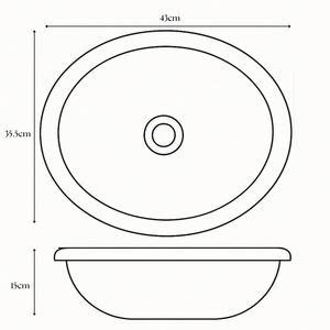 Mexican Marigold Ceramic Talavera Sink - Drop-in Basin