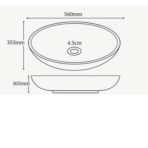 Glass Oval Tempered Glass Cobalt Bathroom Sink