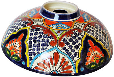 Mexican Azalea Ceramic Talavera Mexican Vessel Sink – Unique Sinks