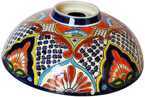 Mexican Azalea Ceramic Talavera Mexican Vessel Sink - Unique Sinks